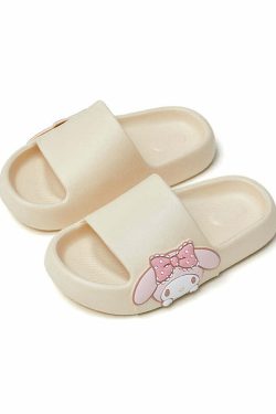 My Melody Fresh Home Slippers - SANRIO x UTUNE | Y2K & 90s Fashion, Grunge, Retro Style