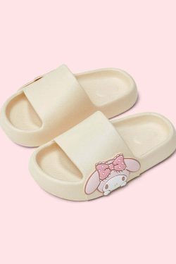 My Melody Fresh Home Slippers - SANRIO x UTUNE | Y2K & 90s Fashion, Grunge, Retro Style