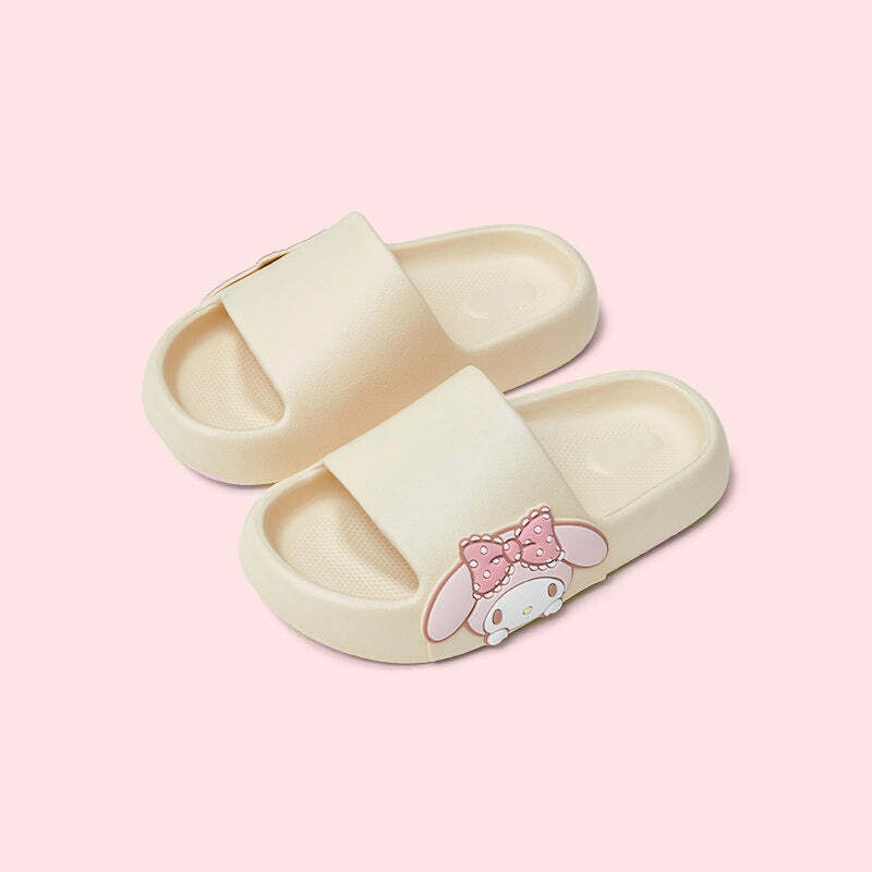 My Melody Fresh Home Slippers - SANRIO x UTUNE | Y2K & 90s Fashion, Grunge, Retro Style