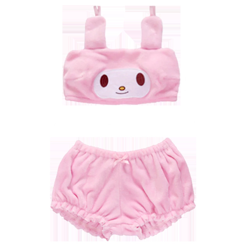 My Melody Lingerie Set - Y2K Summer, 90s Grunge, Retro Style, Pastel Goth, Y2K Party Out