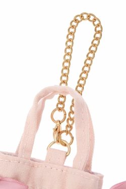My Melody x Maison de FLEUR SANRIO Ribbon Tote Bag - Y2K Grunge 90s Retro Style Gingham Inner