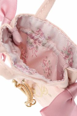 My Melody x Maison de FLEUR SANRIO Ribbon Tote Bag - Y2K Grunge 90s Retro Style Gingham Inner