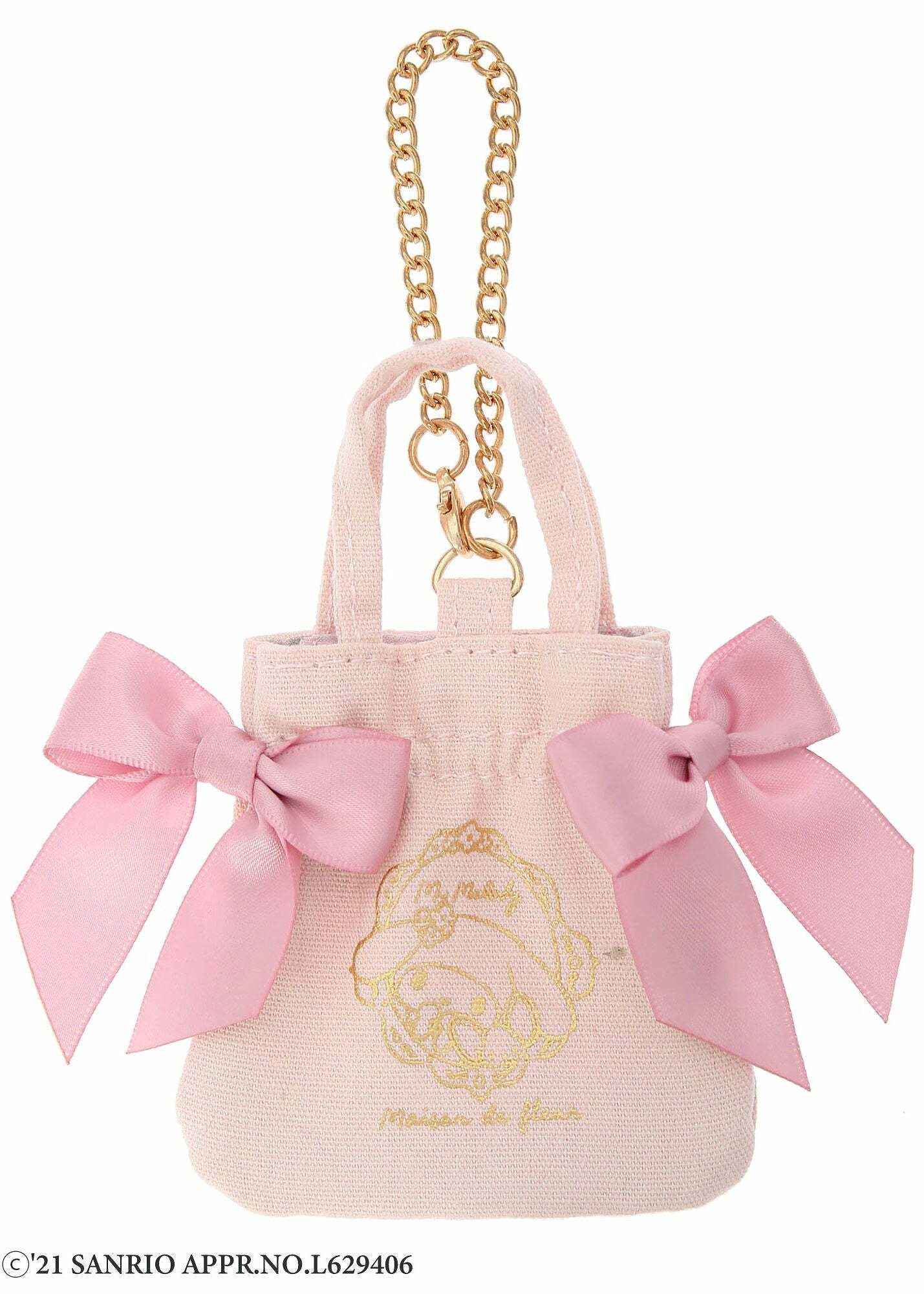 My Melody x Maison de FLEUR SANRIO Ribbon Tote Bag - Y2K Grunge 90s Retro Style Gingham Inner