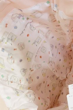 My Melody x Maison de FLEUR SANRIO Ribbon Tote Bag - Y2K Grunge 90s Retro Style Gingham Inner