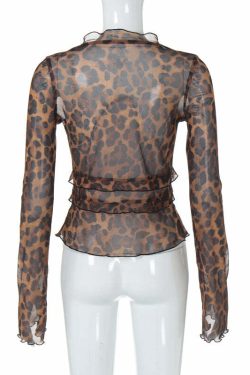 Myka Long Sleeve Mesh Top - Y2K Grunge, 90s Fashion, Retro Style, Summer Y2K Outfits