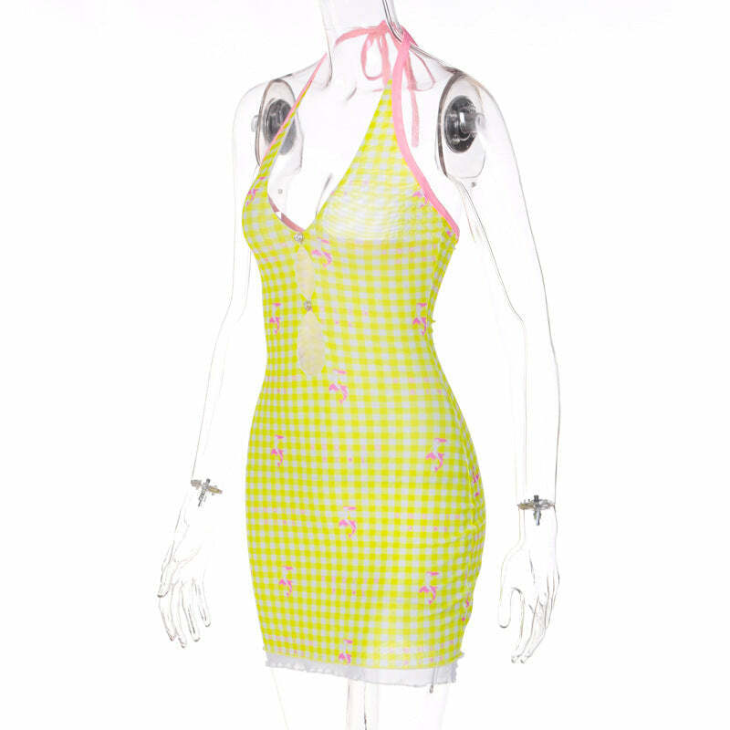 Nadya Mini Dress - Y2K Summer Outfit, 90s Grunge Fashion, Retro Style, Y2K Party & Club Look