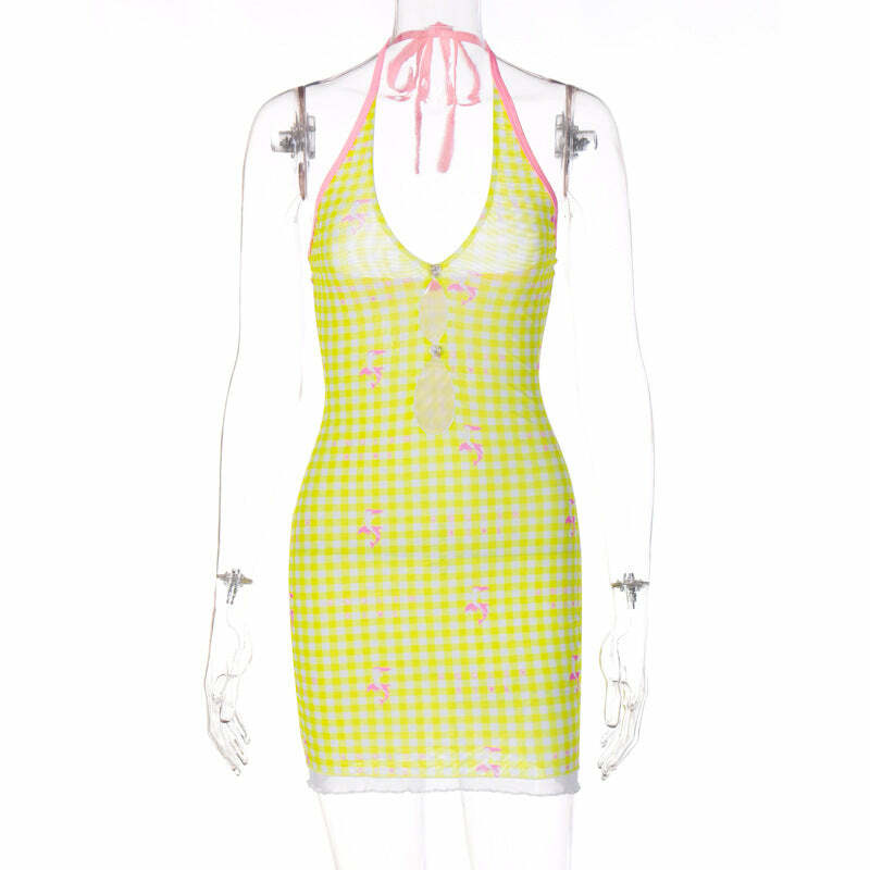 Nadya Mini Dress - Y2K Summer Outfit, 90s Grunge Fashion, Retro Style, Y2K Party & Club Look