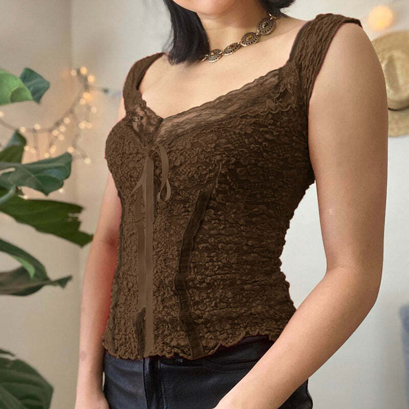 Naliah Short Sleeve Lace Top - Y2K Summer Grunge, 90s Retro, Pastel Goth, Y2K Party Outfit