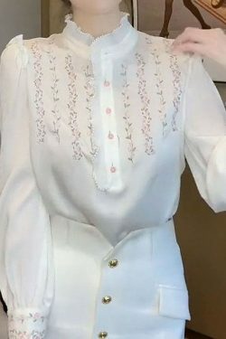 Natural White Ruffled Patchwork Chiffon Top - Y2K Summer, 90s Fashion, Grunge, Retro Style