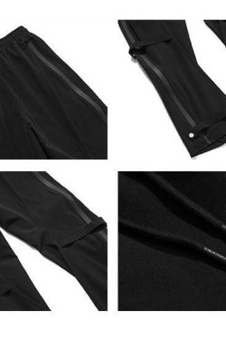 NECOYEP Nylon Cargo Pants - Y2K Summer Grunge, 90s Retro Style, Y2K Club & Party Outfits