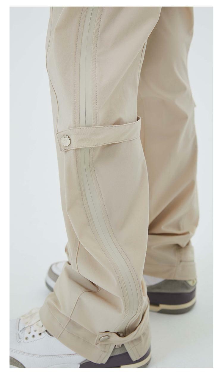 NECOYEP Nylon Cargo Pants - Y2K Summer Grunge, 90s Retro Style, Y2K Club & Party Outfits