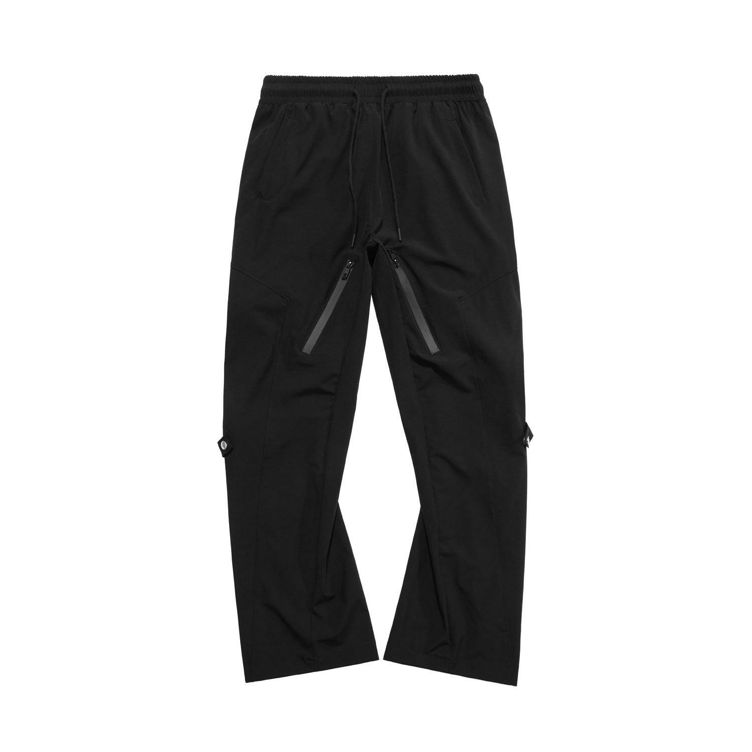 NECOYEP Nylon Cargo Pants - Y2K Summer Grunge, 90s Retro Style, Y2K Club & Party Outfits