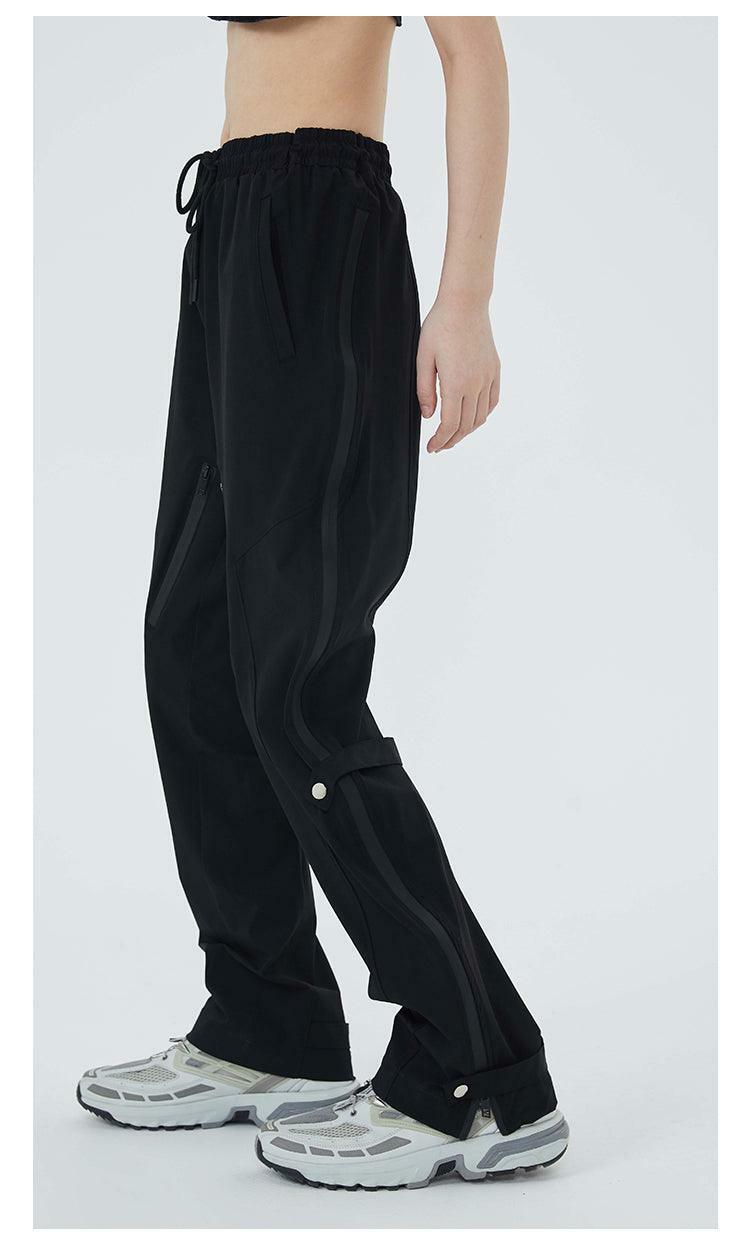 NECOYEP Nylon Cargo Pants - Y2K Summer Grunge, 90s Retro Style, Y2K Club & Party Outfits