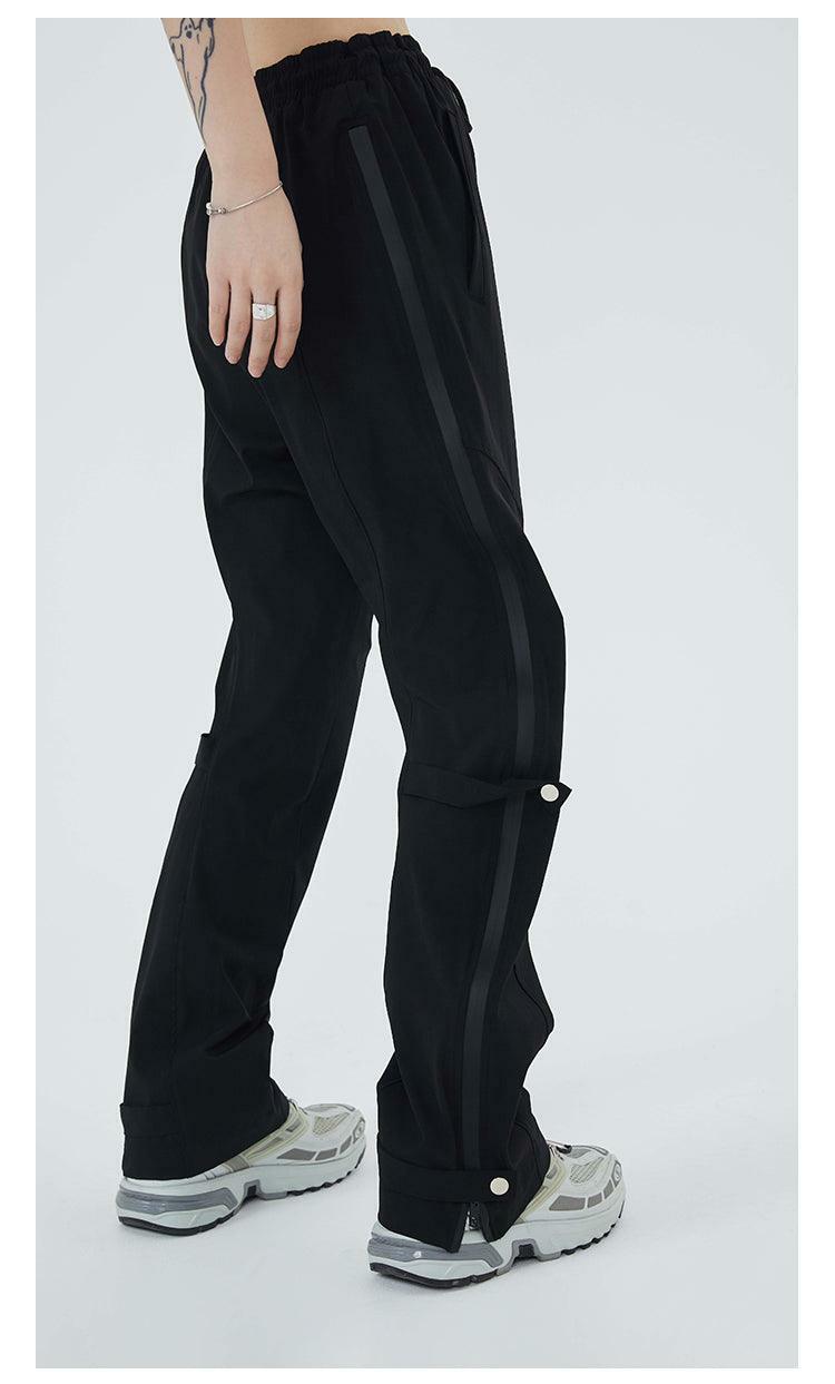 NECOYEP Nylon Cargo Pants - Y2K Summer Grunge, 90s Retro Style, Y2K Club & Party Outfits