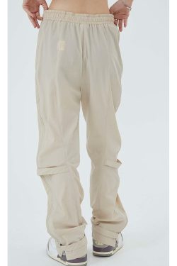 NECOYEP Nylon Cargo Pants - Y2K Summer Grunge, 90s Retro Style, Y2K Club & Party Outfits