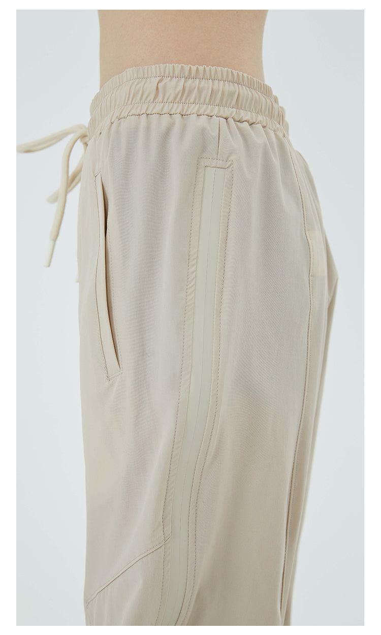 NECOYEP Nylon Cargo Pants - Y2K Summer Grunge, 90s Retro Style, Y2K Club & Party Outfits