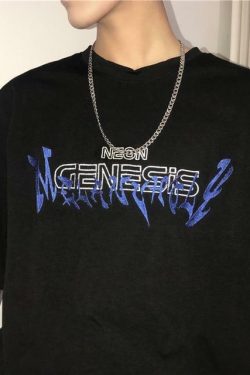 Neon Genesis Shirt - Y2K Summer Grunge, 90s Retro, Pastel Goth, Y2K Club & Party Outfits