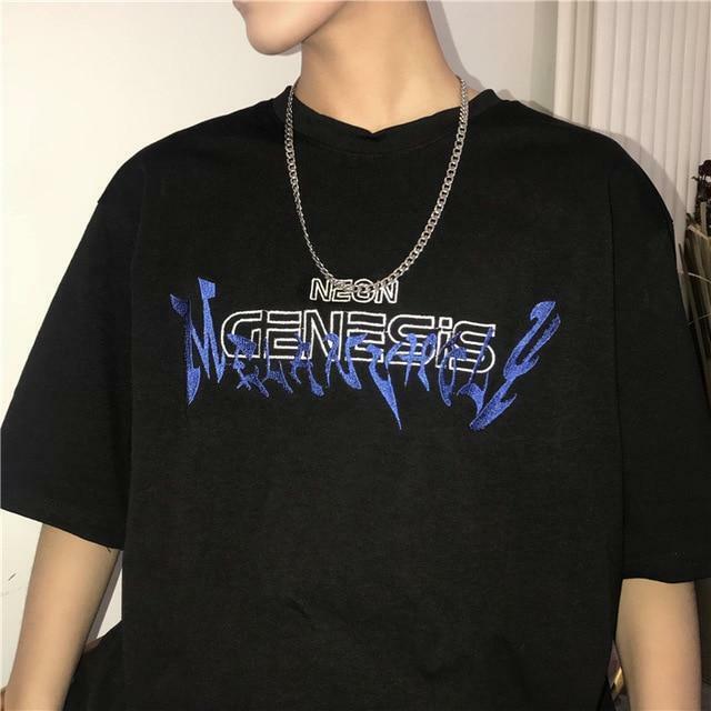 Neon Genesis Shirt - Y2K Summer Grunge, 90s Retro, Pastel Goth, Y2K Club & Party Outfits