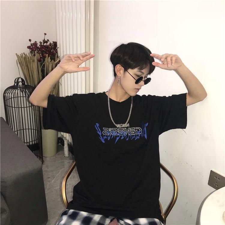Neon Genesis Shirt - Y2K Summer Grunge, 90s Retro, Pastel Goth, Y2K Club & Party Outfits