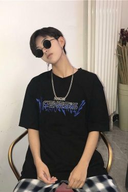 Neon Genesis Shirt - Y2K Summer Grunge, 90s Retro, Pastel Goth, Y2K Club & Party Outfits