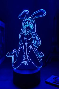 Neon Light Anime Bunny Girl Y2K Summer Outfit - 90s Grunge, Retro, Pastel Goth, Popstar Style