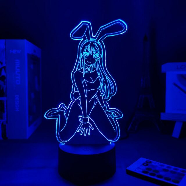 Neon Light Anime Bunny Girl Y2K Summer Outfit - 90s Grunge, Retro, Pastel Goth, Popstar Style