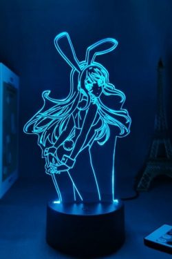 Neon Light Anime Bunny Girl Y2K Summer Outfit - 90s Grunge, Retro, Pastel Goth, Popstar Style