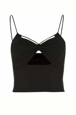 Nesli Strappy Crop Top - Y2K Summer, 90s Fashion, Grunge, Retro, Pastel Goth, Y2K