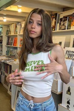 Never Mind Tank Top - Y2K Summer Grunge, 90s Retro, Baby Tees, Pastel Goth, Y2K Club Out