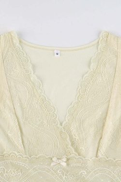 Niki Lace Tank Top - Y2K Summer Grunge, 90s Fashion, Retro Style, Baby Tees, Y2K Club Out