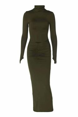 Noor Long Sleeve Maxi Dress - Y2K Summer, 90s Grunge, Retro Style, Y2K Party & Club Outfits
