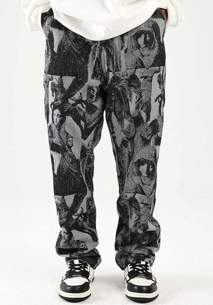 NOSAW 'ANCIENT' Denim Jeans - Y2K Grunge, 90s Retro, Summer Y2K Outfits, Y2