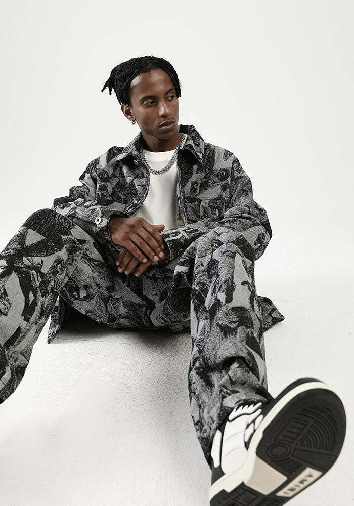 NOSAW 'ANCIENT' Denim Jeans - Y2K Grunge, 90s Retro, Summer Y2K Outfits, Y2