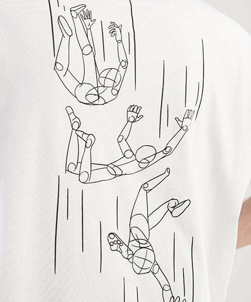 NOSAW 'Free Fall' Tee - Y2K Summer Grunge, 90s Retro, Baby Tees, Y2K Club & Party