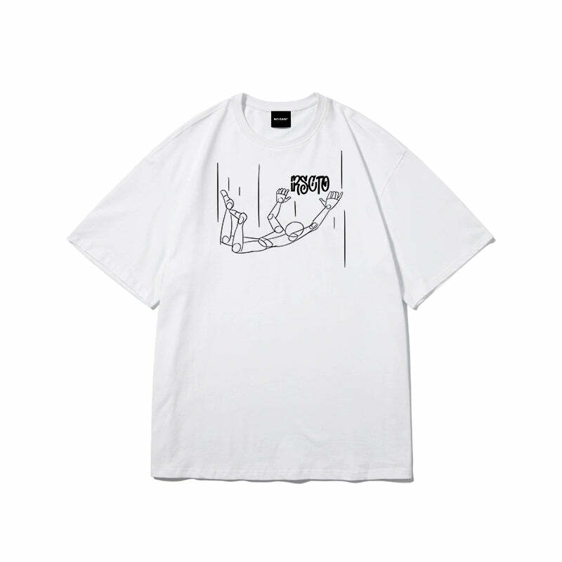 NOSAW 'Free Fall' Tee - Y2K Summer Grunge, 90s Retro, Baby Tees, Y2K Club & Party