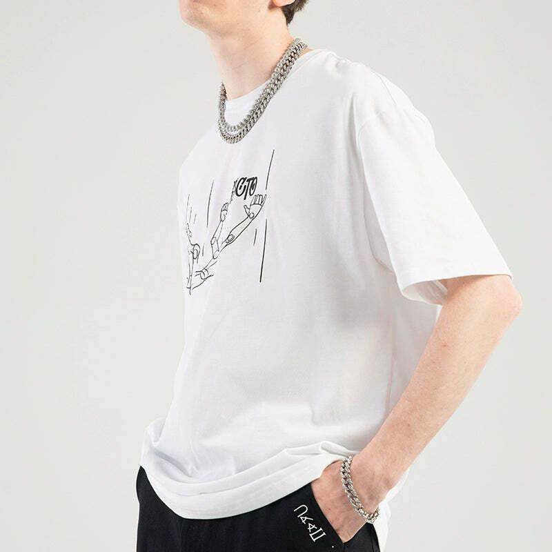 NOSAW 'Free Fall' Tee - Y2K Summer Grunge, 90s Retro, Baby Tees, Y2K Club & Party