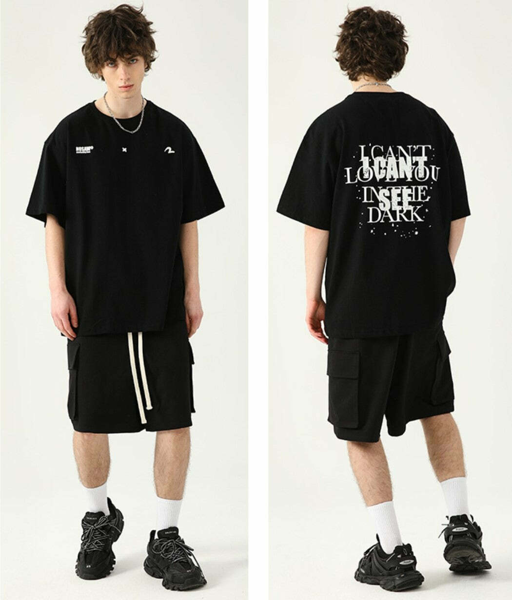 NOSAW 'I Can't Love You' Tee - Y2K Summer Grunge, 90s Retro, Baby Tees, Y2K Club