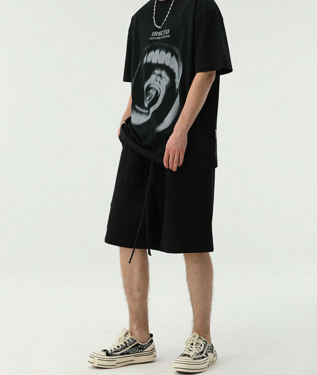 NOSAW 'Mouth Trap' Tee - Y2K Summer Grunge, 90s Retro, Baby Tees, Y2K Club &