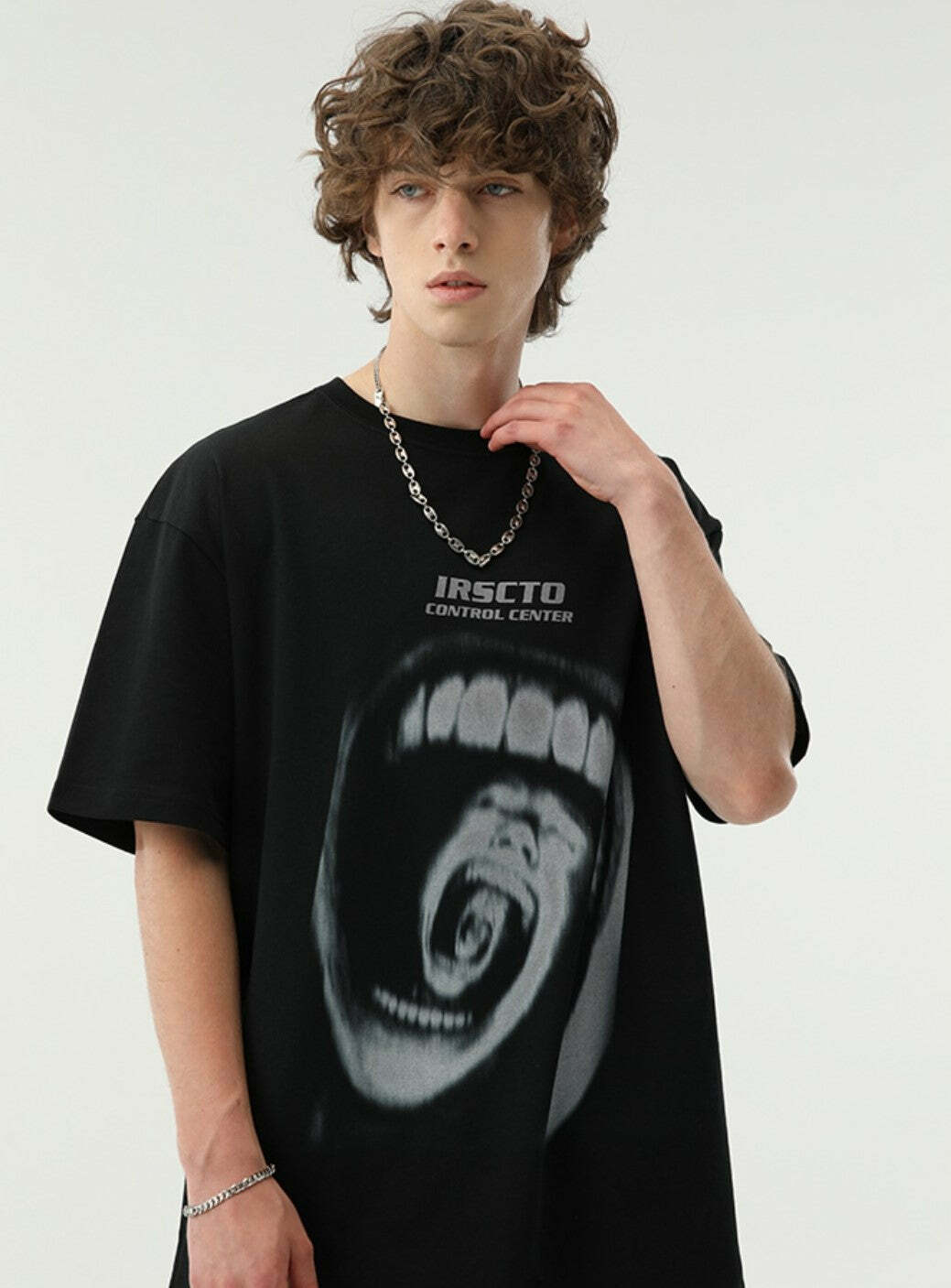 NOSAW 'Mouth Trap' Tee - Y2K Summer Grunge, 90s Retro, Baby Tees, Y2K Club &