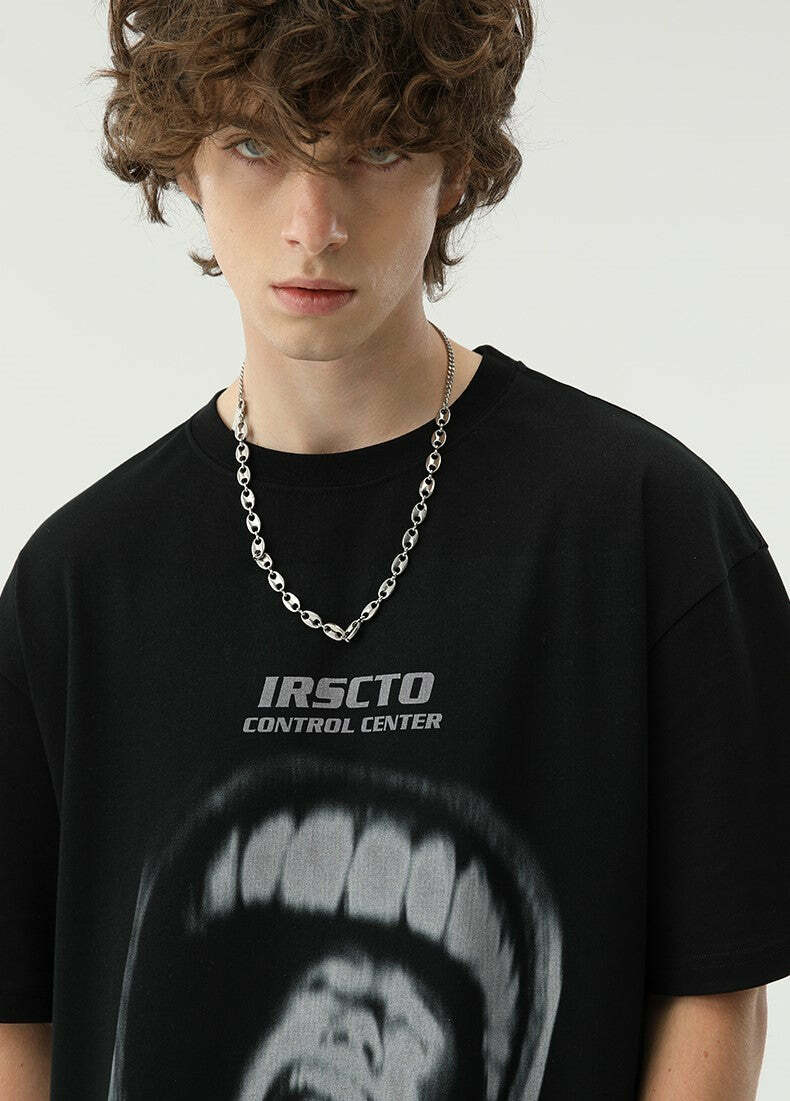 NOSAW 'Mouth Trap' Tee - Y2K Summer Grunge, 90s Retro, Baby Tees, Y2K Club &
