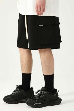 NOSAW Classic Utility Cargo Shorts - Y2K Summer Grunge, 90s Retro, Y2K Party & Club Outfits