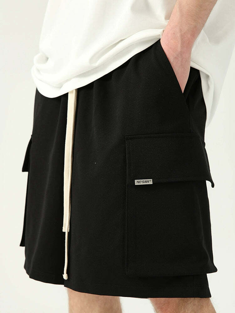 NOSAW Classic Utility Cargo Shorts - Y2K Summer Grunge, 90s Retro, Y2K Party & Club Outfits