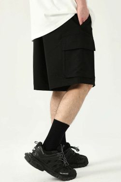 NOSAW Classic Utility Cargo Shorts - Y2K Summer Grunge, 90s Retro, Y2K Party & Club Outfits
