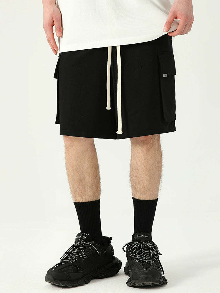 NOSAW Classic Utility Cargo Shorts - Y2K Summer Grunge, 90s Retro, Y2K Party & Club Outfits