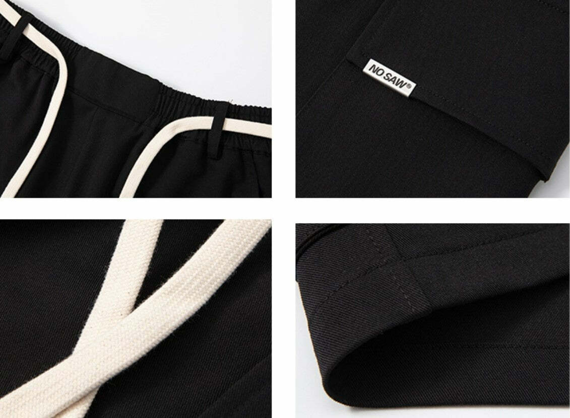 NOSAW Classic Utility Cargo Shorts - Y2K Summer Grunge, 90s Retro, Y2K Party & Club Outfits