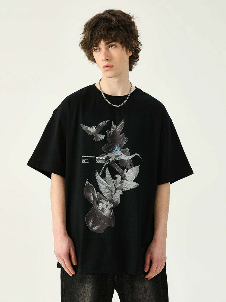 NOSAW Magician Tee - Y2K Summer Grunge, 90s Retro, Pastel Goth, Y2K Club & Party Outfits