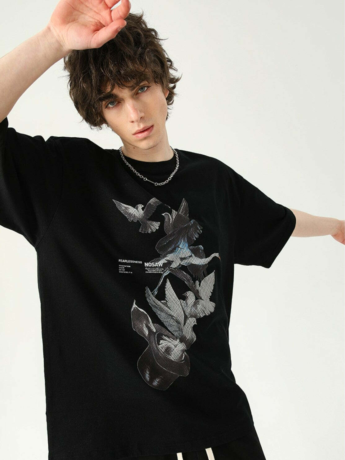 NOSAW Magician Tee - Y2K Summer Grunge, 90s Retro, Pastel Goth, Y2K Club & Party Outfits