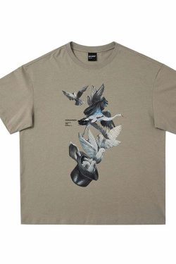 NOSAW Magician Tee - Y2K Summer Grunge, 90s Retro, Pastel Goth, Y2K Club & Party Outfits