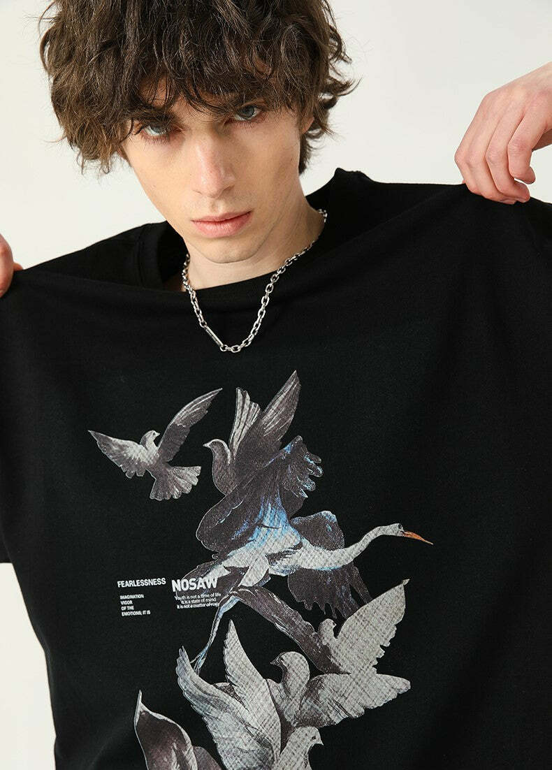NOSAW Magician Tee - Y2K Summer Grunge, 90s Retro, Pastel Goth, Y2K Club & Party Outfits