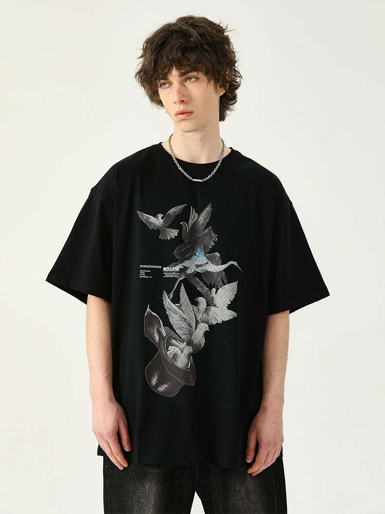 NOSAW Magician Tee - Y2K Summer Grunge, 90s Retro, Pastel Goth, Y2K Club & Party Outfits